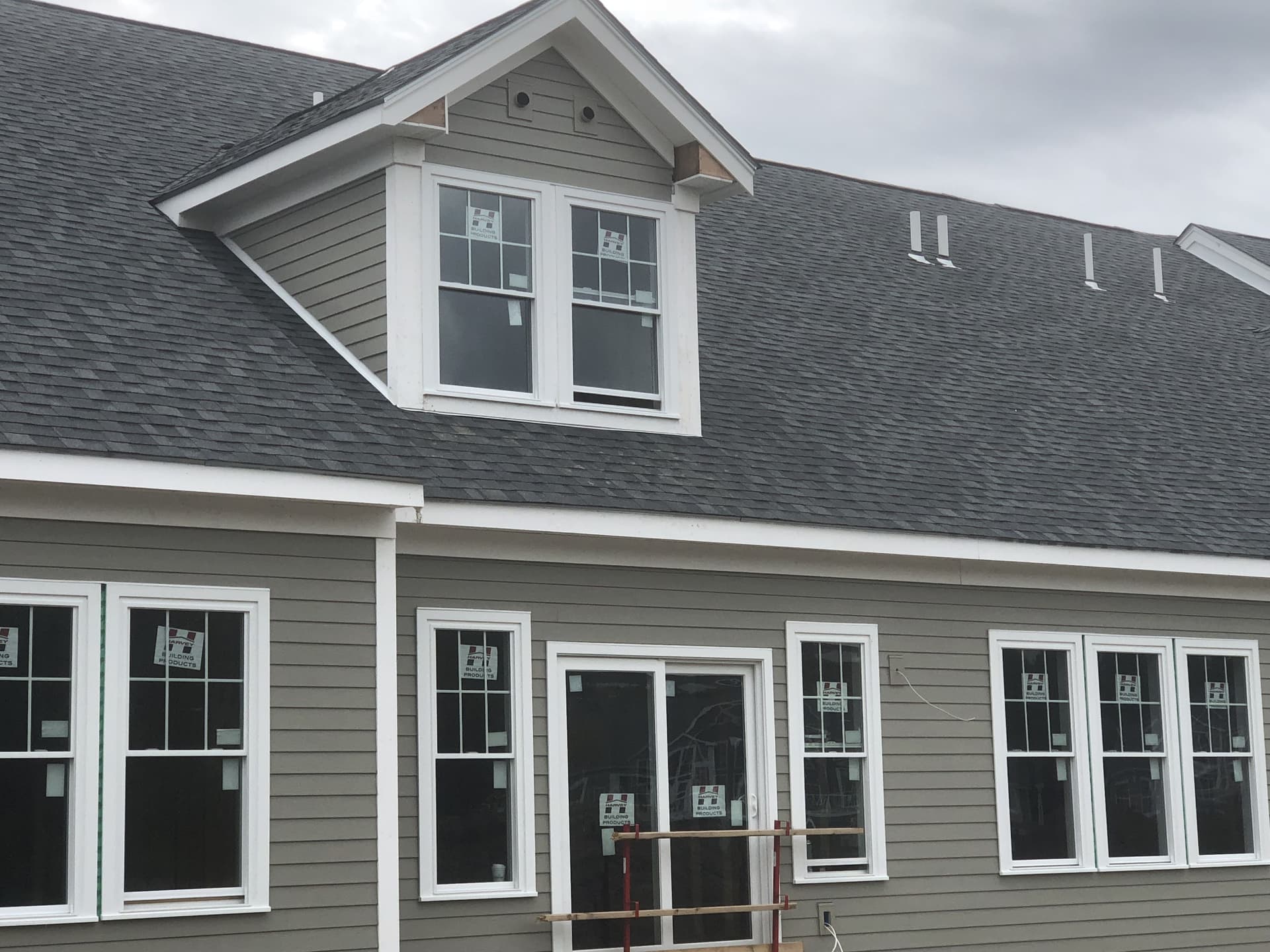 Architectural shingle roof with dormer, MA